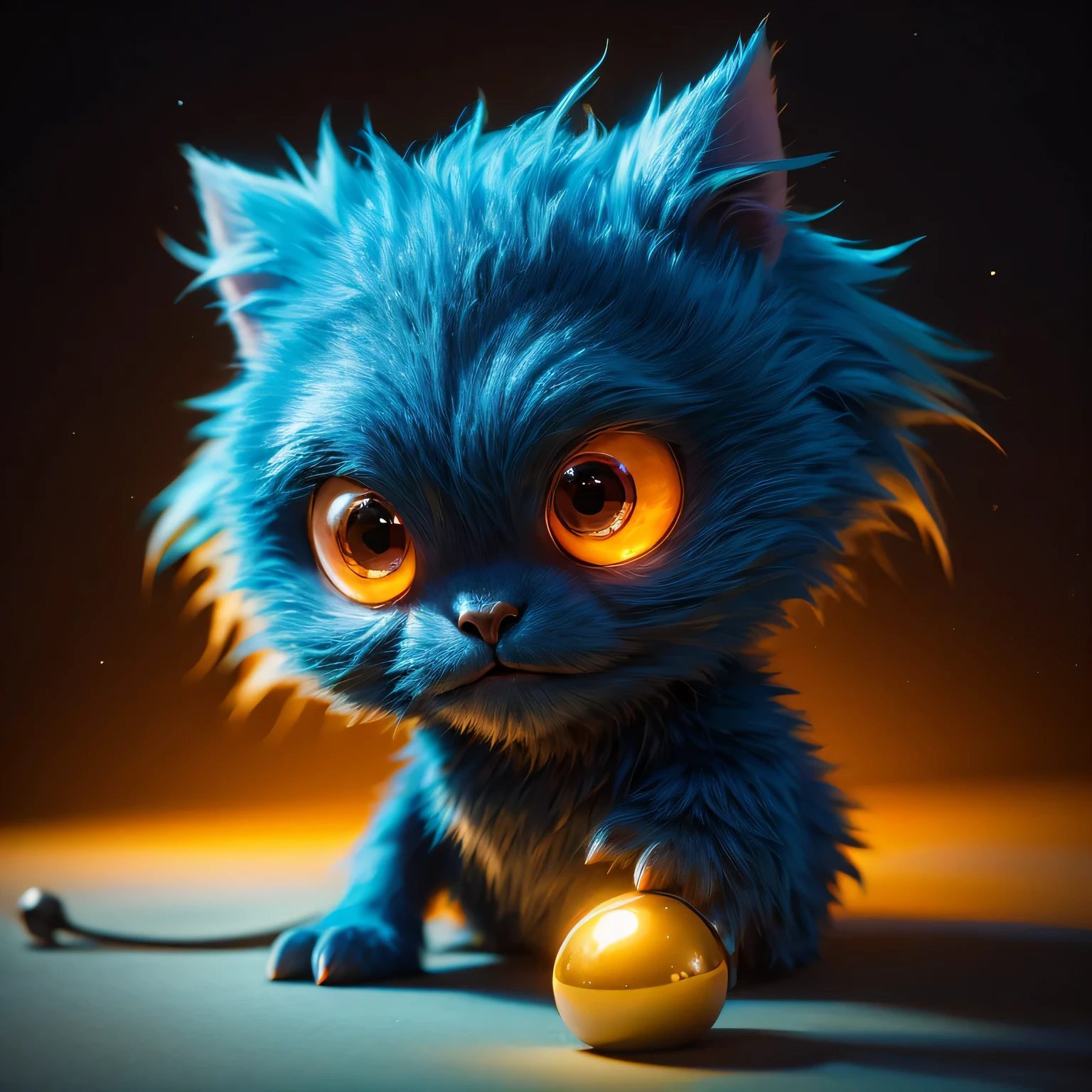 Generate a high-quality 3D image of cute monsters using advanced rendering and modeling techniques. Use the following software for creation: 3DS Max, SketchUp, SolidWorks, AutoCAD, Blender, Vectary, MeshMixer, and Unreal Engine 5. Apply photon mapping, radiosity, and physical rendering techniques with automatic white balance for realistic lighting. Create a cinematic lighting setup with a slightly intensified twilight effect. Ensure the final image has a soft focus effect, but remains ultra-detailed and realistic. The artwork should not be based on a specific photograph. Evoke a sense of technology and high-quality craftsmanship, reminiscent of a masterpiece of illustration and CG art. Include elements of unity, wallpaper, and official art in the composition. Present fine details, extreme delicacy, and beauty, with sharp focus and a high level of detail. Render the woman's hair with detailed fringes. Render the final image with a black background and a plain background. Do not include any watermark or text overlays in the generated image.