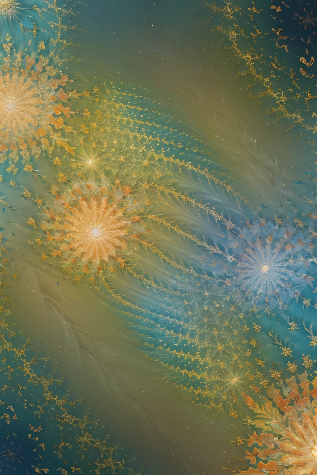 177 Short hair, 20 year old woman, gentle smile, (abstract background,fractal art:1.46)