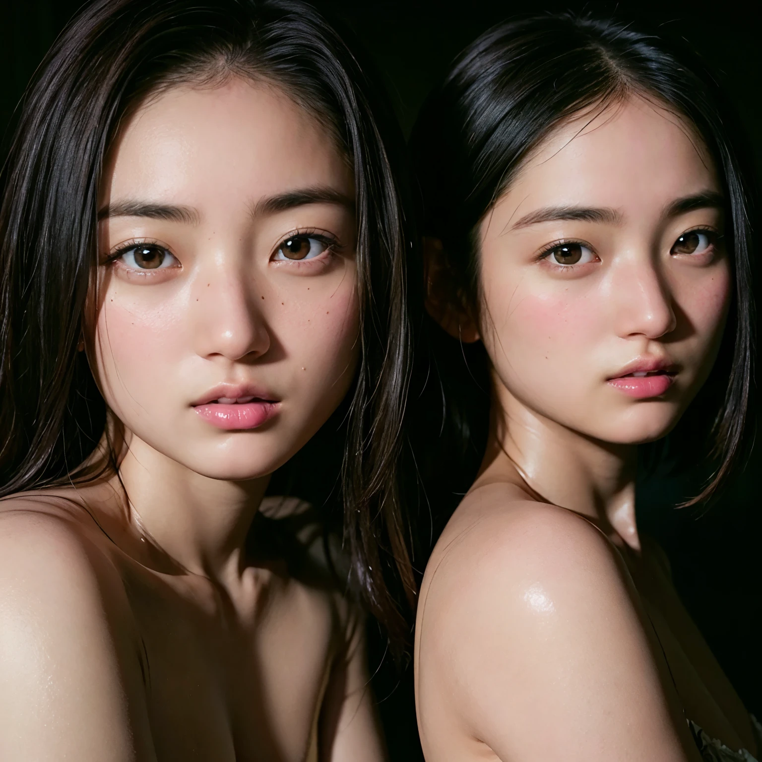 (8 thousand、RAW photos、top quality、masterpiece:1.2)、(realistic、realistic:1.37)、1 girl、Japanese、25 years old、~ no、counseling room、high key lighting、studio lighting、face lighting、photon mapping、radio city、(completely naked)、dark brown hair、detailed lips、detailed skin、(huge breasts:1.3)、(doctor&#39;white coat)、(wearing a lab coat)、(((The bra is ~ no돼)))、(((No panties)))、exposed cleavage、exposed shoulders、thigh exposure、(camel toe)、(dark conspiracy:1.5)、perfect body、glowing skin、((standing))、model pose、cowboy shot、Make eye contact with the camera