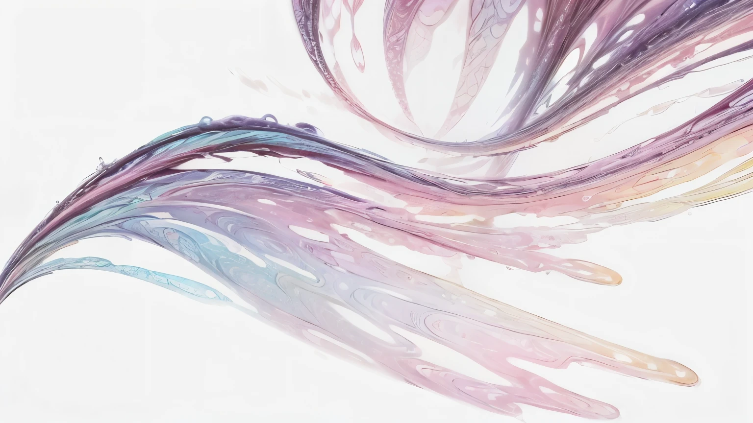 ((Masterpiece)), (Anime:1.3), ((best quality)), (abstract art:1.5), (High Definition), (pale purple), wide shot, (Big soap bubbles), ((erotic atmosphere)), (simple white background:1.3), landscape, (Beautiful),