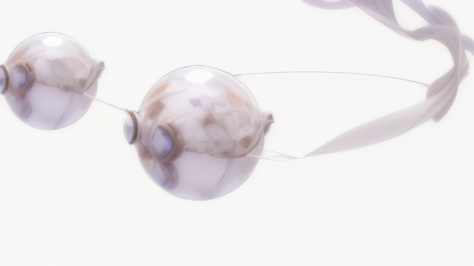 ((Masterpiece)), (Anime:1.3), ((best quality)), (abstract art:1.5), (High Definition), (pale purple), wide shot, (Big soap bubbles), ((erotic atmosphere)), (simple white background:1.9), landscape, (Beautiful),