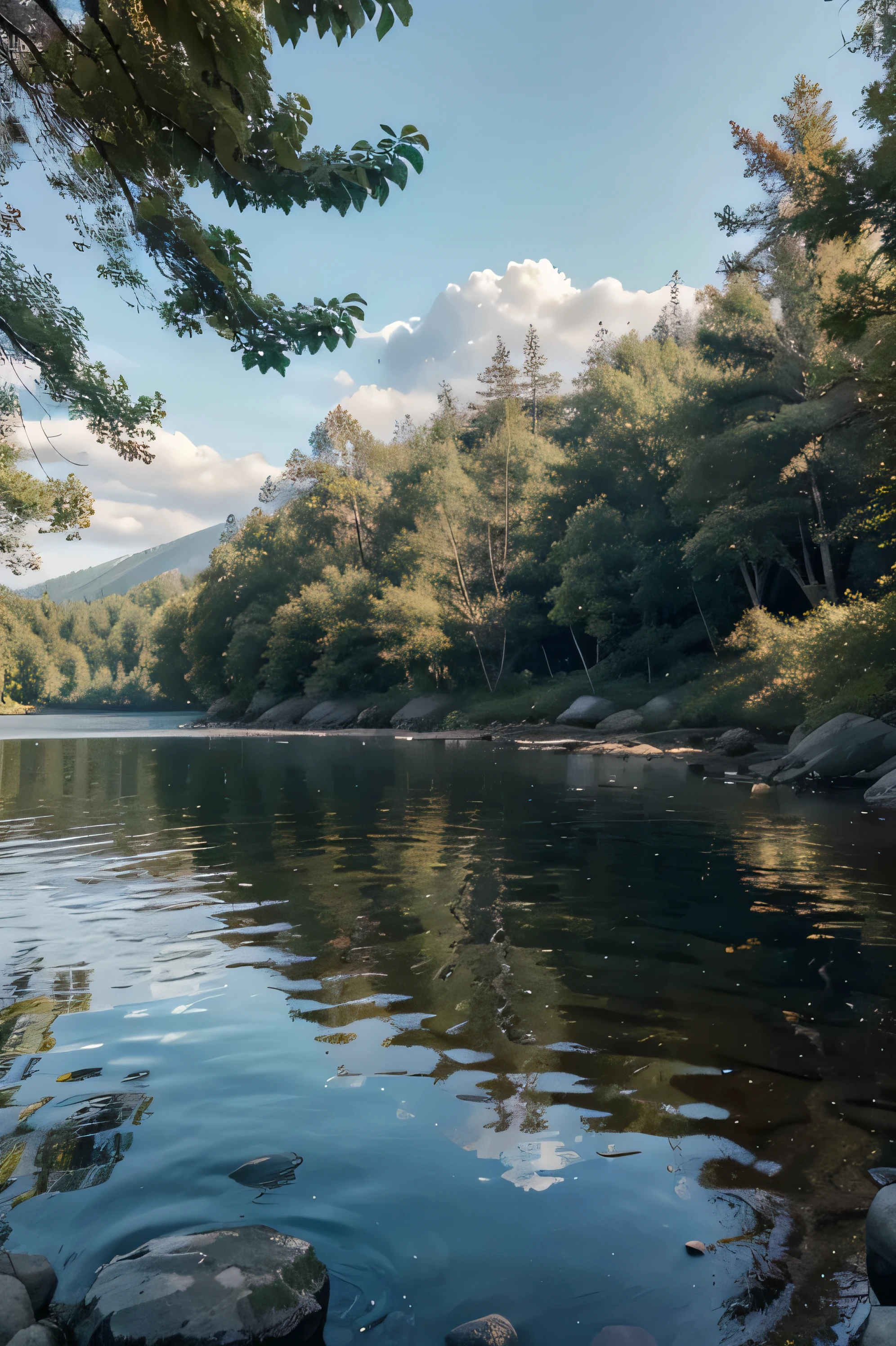best quality,8k,ultra-detailed,realistic,photorealistic:1.37,painting,landscape,A traveller on the shore of Lake Baikal,nature,peaceful,tiny waves,lonely traveler,serenity,majestic mountains,blue sky,crystal clear water,sunlight reflection,fresh air,tranquil setting,sandy beach,hidden caves,gentle breeze,reflection of the trees on the water surface,colorful autumn foliage,misty morning,faraway horizon,smooth pebbles,glistening stones,morning mist rising,calm atmosphere,unspoiled beauty,natural paradise,undulating shoreline,remote location,untouched wilderness,hidden fishing spots,sparkling sunlight dancing on the water,serene surroundings,isolated spot,lone boat drifting in the distance,fishing poles leaning against the tree,peaceful escape,hiking trail leading to the lake,calm and relaxing moments,serendipitous encounter with wildlife,birds chirping in the distance,melody of nature,whispering winds,harmony between man and nature,moment of reflection,marveling at the vastness of the lake,admiring the beauty of the landscape,endless possibilities for exploration,connection with the elements,tranquility of the outdoors.