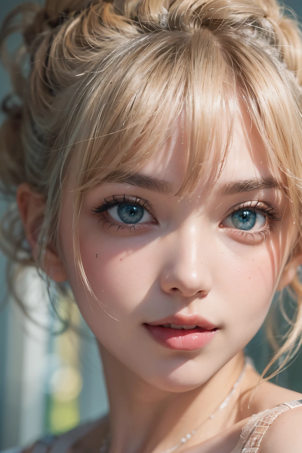1woman, (Ultra realistic, high res), (highly detailed eyes, highly detailed hair, highly detailed face, highly detailed plump lips), (off shoulder with open breasts), breasts, upper body, caute smile, (best quality:1.4), Raw photo, (realistic, photo-realistic:1.37), professional photography, cinematic light, (fine face: 1.2),fashion model 20 years old, cute, [[[[pure eyes]]]], [[[[closeup]]]], [[[[chest]]]], [[[[neck]]]], [[[[shoulders]]]], perfect eyes, perfect iris, perfect lips, perfect teeth, perfect skin, soft front light, glow, HDR, (muted colors:1.2), Retrato da mulher、white skin、((cabelo Castanho ondas suaves)) Best Blanco Romantico、8K resolution、Frente Illuminada、アメリカの女の子のPortrait、solo、20-year-old、beautiful face、Upper body、medium side cut、beautiful blonde hair、beautiful little face woman, solo,　black theme,　look at the audience,one woman, It&#39;s real, Wolfzan-6500-V1.3, anime、animeスタイル、beautiful diamond eyes、20 year old american girl、braided hair、swimsuit、portrait beautiful detailed woman, very detailedな青い顔, Reality, beautiful narrow blue eyes, huge file size, Super detailed, High resolution, very detailed, highest quality, masterpiece, An illustration, very detailed, ticker, Unite, 8K painting wallpaper, fine, fine details, masterpiece, highest quality, Hvery detailed ticker uniform 8K wallpaper, face light movie lighting、cuteブラウス, dark background, oil, masterpiece, diffused soft film lighting, Portrait, highest quality (perfect face:1.4),stunning girl pictures,(8K and、photorealistic:1.25) 、(lip gloss、eyelashes、shiny face、shiny skin、highest quality、超High resolution、Depth of the bounds written、chromatic aberration、caustic road lighting、natural shading、sexy 1girl, Extremely cute, Amazing face and eyes, (Beautiful lovely smile), (extremely detailed beautiful face), bright and shiny lips, (cute bikini:1.3), (very elaborate lace bra:1.5), smooth skin, super beautiful, attractive, (Best Quality:1.4), (hyper quality), (Ultra-detailed), (hyper-realistic, Photorealsitic:1.37), Authentic skin texture, complex details, extremely detailed CG unified 8k wallpaper, RAW Photos, professional photograpy, Cinematic lighting, coast, sea, palm trees,masterpiece, best quality, high quality, High definition, High quality texture, High quality shadow, high detail, beautiful detailed, finely detailed, extremely detailed cg, detailed texture, a realistic representation of the face, realistic, colorful, delicate, Cinematic Light, sidelighting, Lens Flare, Ray tracing, sharp focus, (intrica
