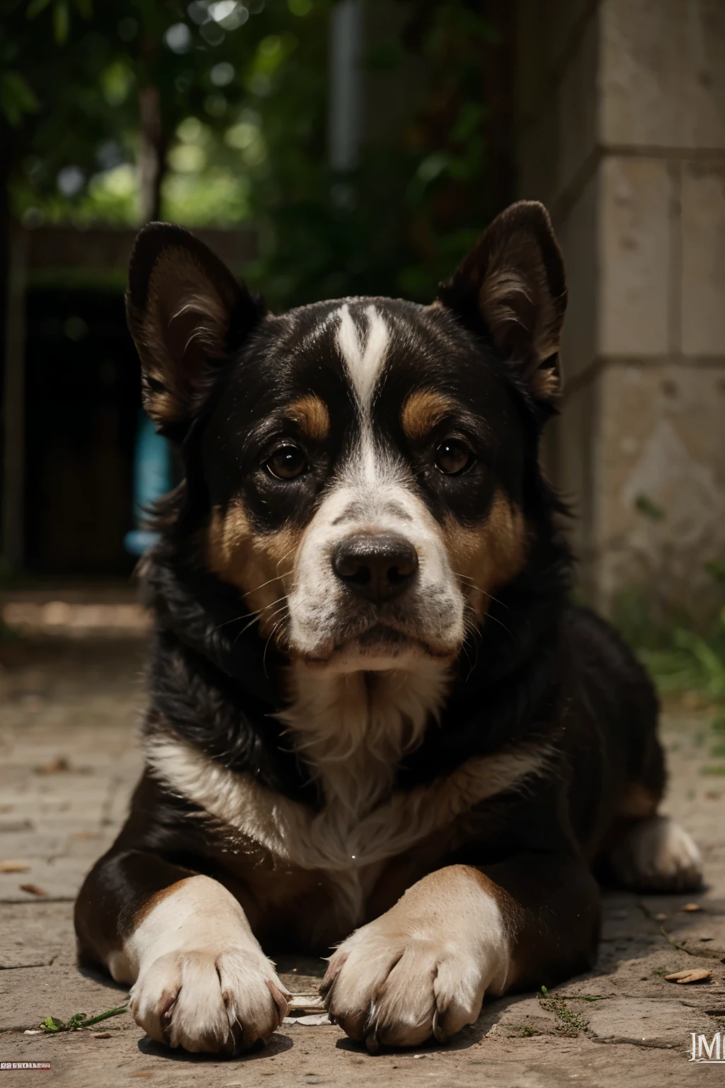um cachorro com deficiencia