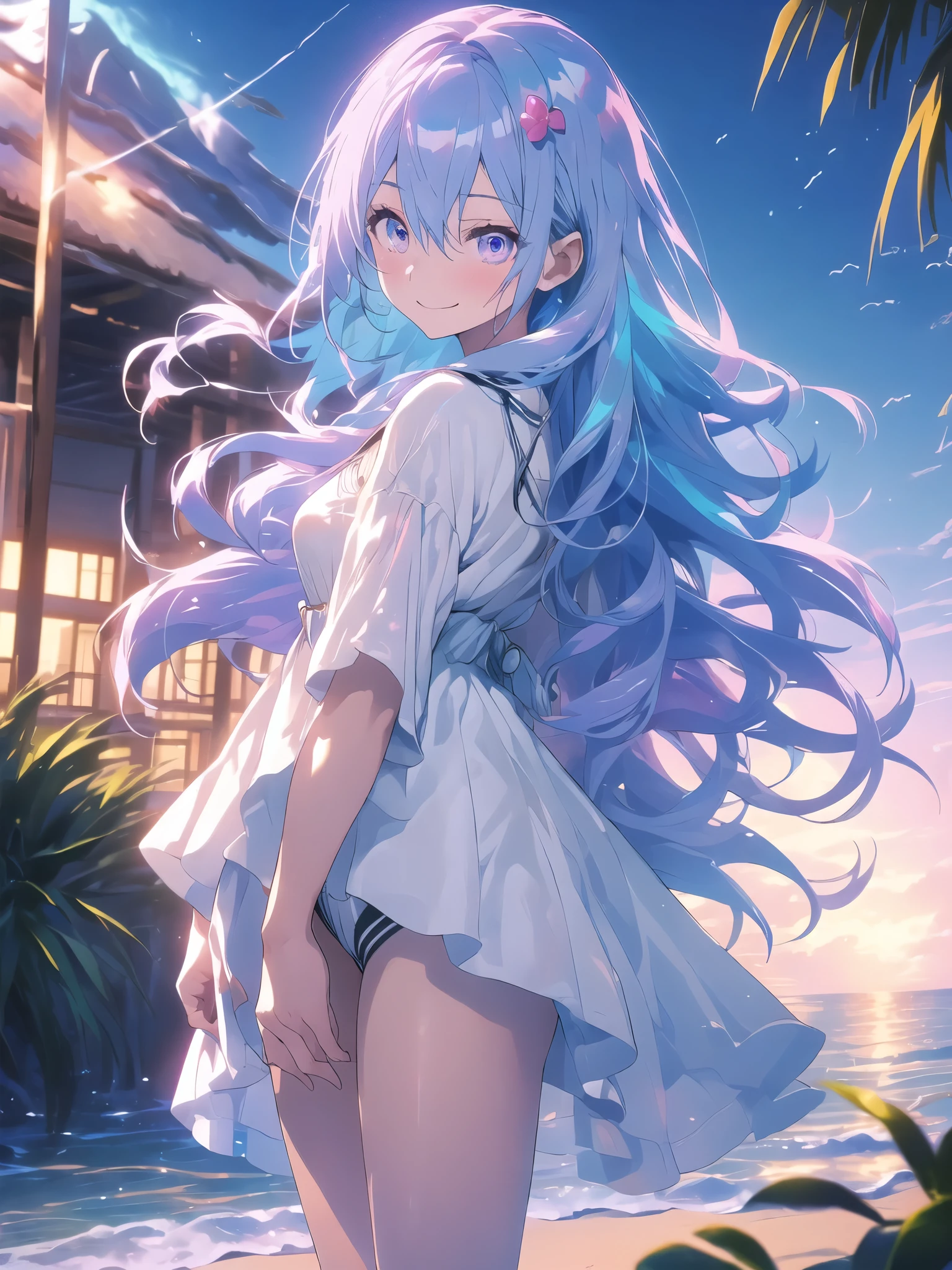 (masterpiece:1.2),highest quality,pixiv,who, miyamoto freDerica,hayami kanaDe,swimsuit,bikini,multiple girls,chest,palm wood,Ichinose Shiki,wood,smile,night,Mika Jogasaki,null,bangs,pink hair,long hair,looking at でiewer,5 girls,blonDe hair,hite bikini,no background,white background,miyakoshikimori(1:5), miyako shikimori, long hair, iridescent eyes, hair between eyes, blue hair, nothing jewelry,No accessories(1:2),壊す looking at viewer, destroy white background (masterpiece:1.2), highest quality, High resolution, unity 8k wallpaper, (shape:0.8), (thin and beautiful eyes:1.6), very detailed顔, perfect lighting, Very detailed CG, (perfect hands, perfect anatomy)、show the whole body(1:2),blush,smile、smile、open your mouth、dynamic pose, (female pubic hair), (puffy eyes:1.3), (slim legs), HDR, very detailed,nature, harmonious composition、Ocean、beach、posing、From various angles