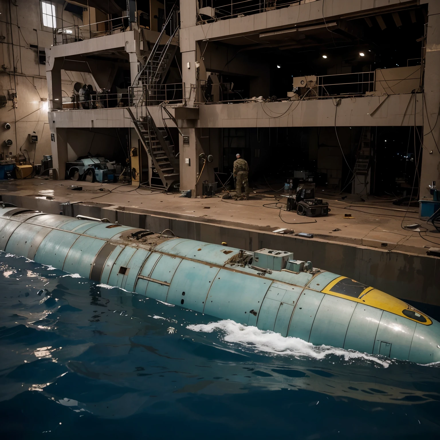 Electronic and mechanical engineer taken to repair a covert CIA submarine in Libyan territorial waters, but the mission changes from repairing it to trying to remove Muammar Gadaffi 