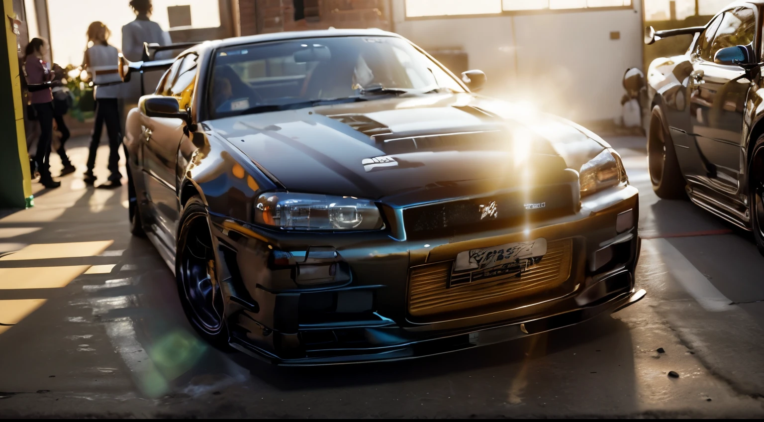 at dusk at golden hour,Toy racing, Sunlight shines through the windows from behind,Toy racing car on table,epic wide shot, stunning atmosphere, epic stunning atmosphere, Gorgeous atmosphere, cinema shot!, crisp smooth lines, epic low shot, high quality desktop wallpaper,