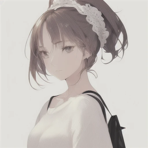 "A simple, sophisticated style. **Her** gazes at the viewer with a calm expression. Her posture is natural, and her personal items are minimal. Clothing and accessories are simple and highlight her personality and features.

Styles include **Kushert Krenzky art, Fay Knight style anime style, Kanna Hashimoto style, Miho Yoshioka style feminine style, real anime 2.5D style, and real anime girl style**. We use high-definition official artwork and highly detailed and elaborate fan art trending on Art Station and Pixiv as references. The quality of the artwork is **golden ratio 1.2 and picture board 1.3**, aiming for **absurd, top quality, realistic, ultra-realistic, ultra-detailed illustrations**. Faces are **high definition** and lighting is perfect. Resolution is **8K, ultra high resolution: 1.2, high resolution (HD, 4K, 8K, 16K, etc. selectable)**. Color bit depth is **24-bit and 48-bit**."
