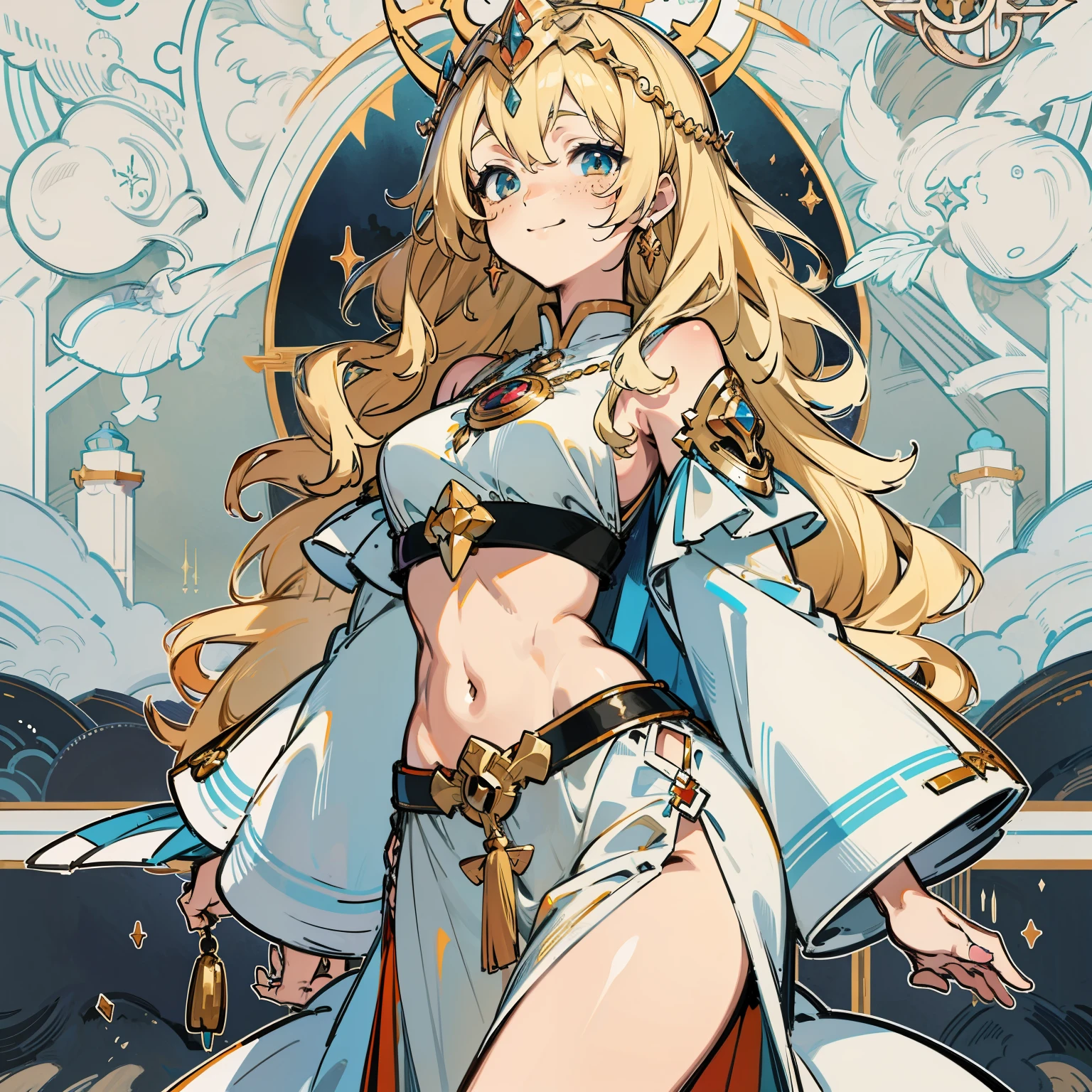 golden hair, ultrasharp