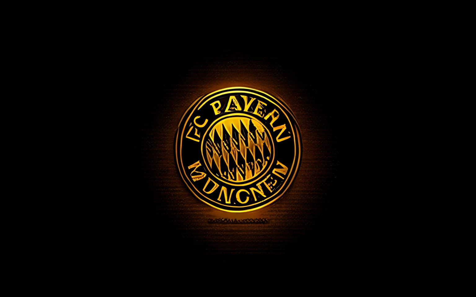 Escudo de futbol negro y dorado