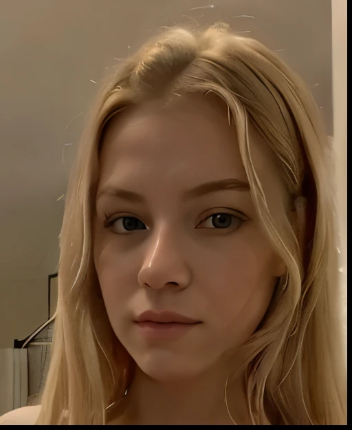 ((best quality)), ((ultra res)), ((photorealistic)), (intricate details), 19 years old, blonde hair, perfect face, make up:1.5, light on face, face detail, NAKED, laying on bed, full body view, spreading legs, Male inviting look, looking at camera
