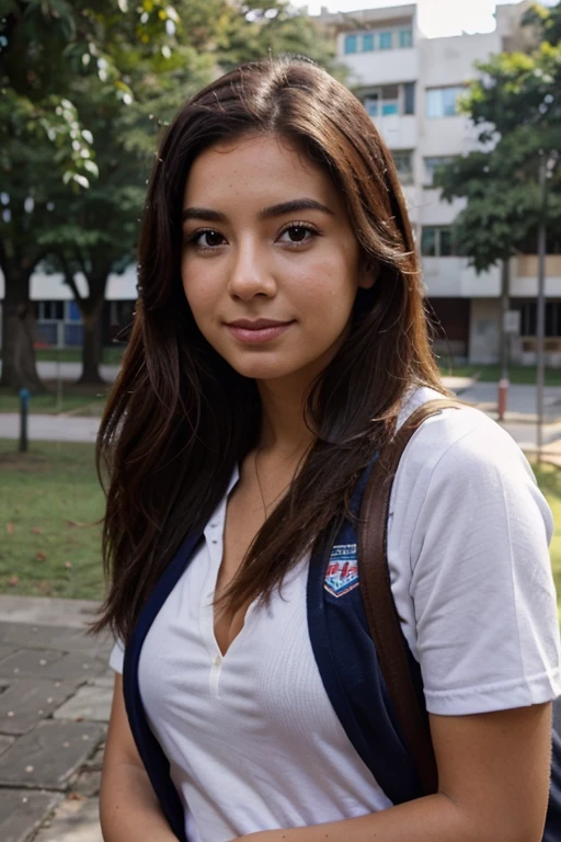 foto de Luisa en la universidad