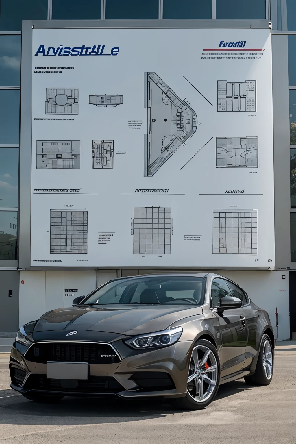 Facilities planning and design of a automotive product, diagram, flowchart