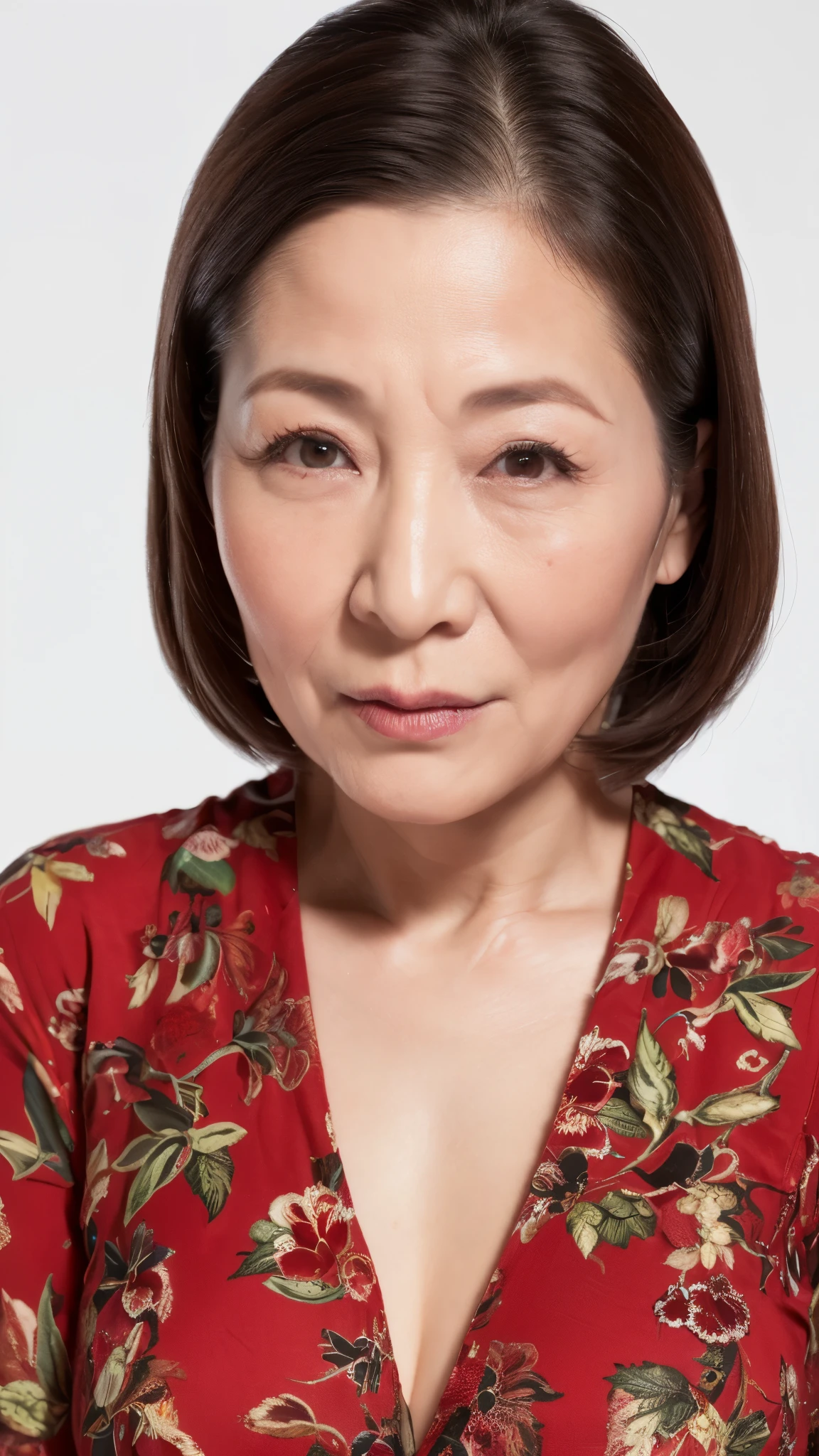 (((close up of face))):1.3, ((Super high quality)):1.5, ((alone)):1.5((remove background)), ((Super beautiful)), ((mature woman)):1.3, ((Focused)), (in the spotlight), (((後期senior citizen))):1.3, adult videos, obscene, Vulgarity, describe the lips correctly, red lipstick, photorealistic, senior citizen,mature woman, flashy face, highest quality, super high quality, realistic, super dense skin, perfect body, (1 Japanese mature woman), (erotic), 120 years old, big breasts, Bewitching, Glamour, sexy, pure white skin, looking at the viewer,