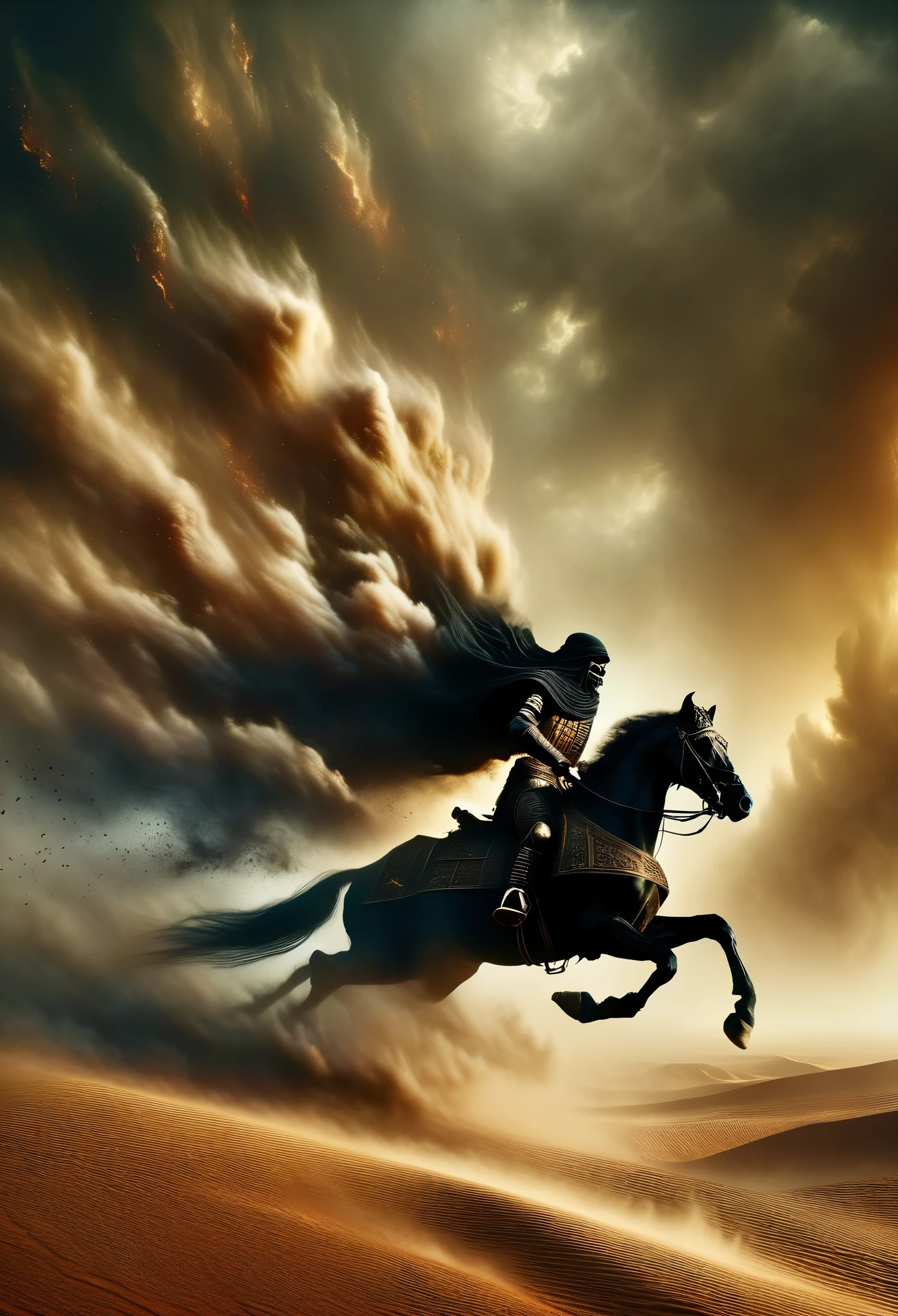 I looked, and there before me was a pale horse! Its rider was named Death, and Hades was following close behind him. They were given power over a fourth of the earth to kill by sword, famine, and plague, and by the wild beasts of the earth --auto