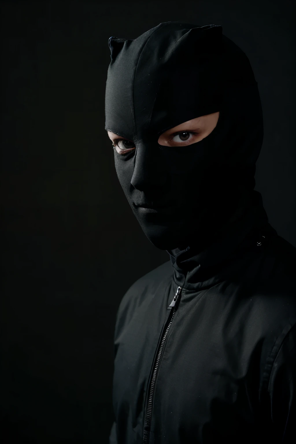 Masked man,background black,The screen does not require any items