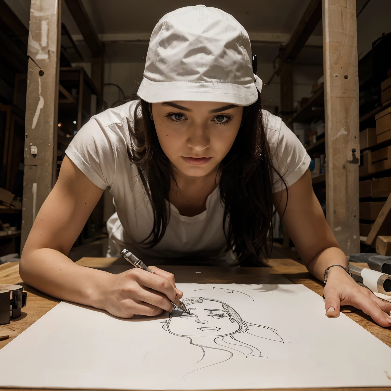 Make me a drawing of the saw