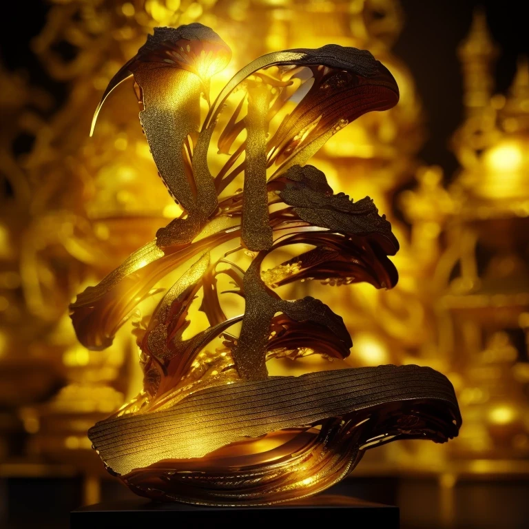 three-dimensional sense,Sense of depth,masterpiece,3d rendering,c4d rendering,three dimensional,Super details,gold glaze,gold stroke,masterpiece,high quality,smooth texture,Golden cloisonné enamel craftsmanship,Phnom Penh,Super detailed light and shadow、Rich details
