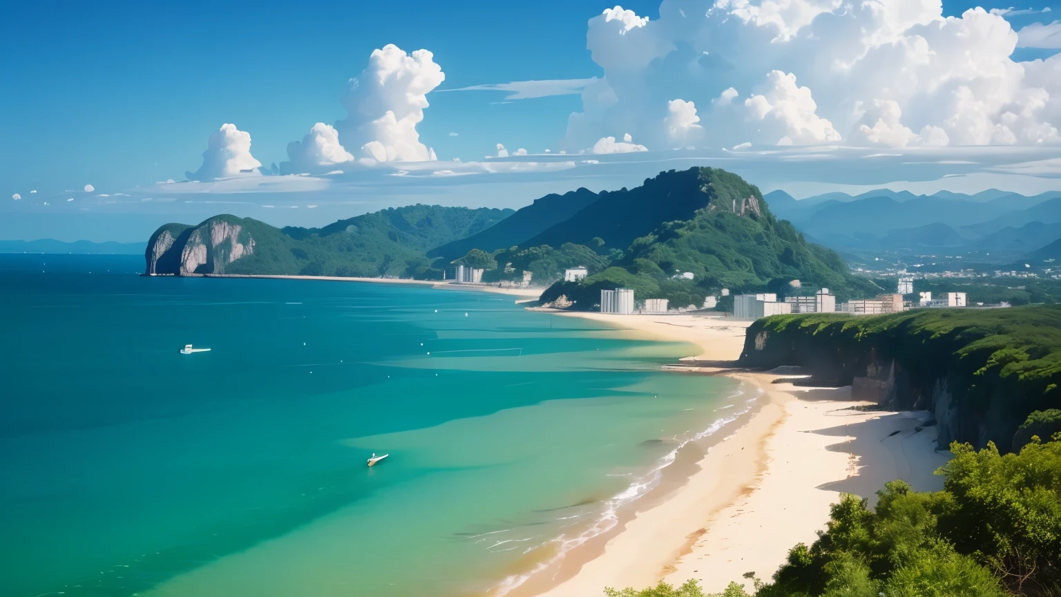view of beautiful sea in Thailand