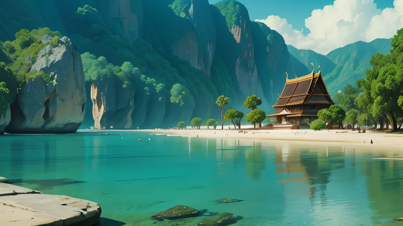 view of the beautiful in Thailand