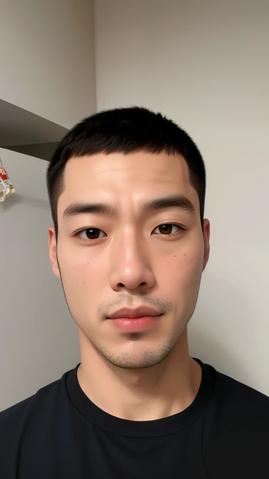 um close de um homem com uma camisa preta e uma camisa preta, korean symmetrical face, homem sul-coreano, Asian face, Korean facial features, Rosto detalhado preciso, 27 anos de idade, Rosto altamente detalhado de 8k, rosto realmente detalhado, 28 anos de idade, com rosto muito detalhado, asian man, 1 Menino de 7 anos, rosto magro