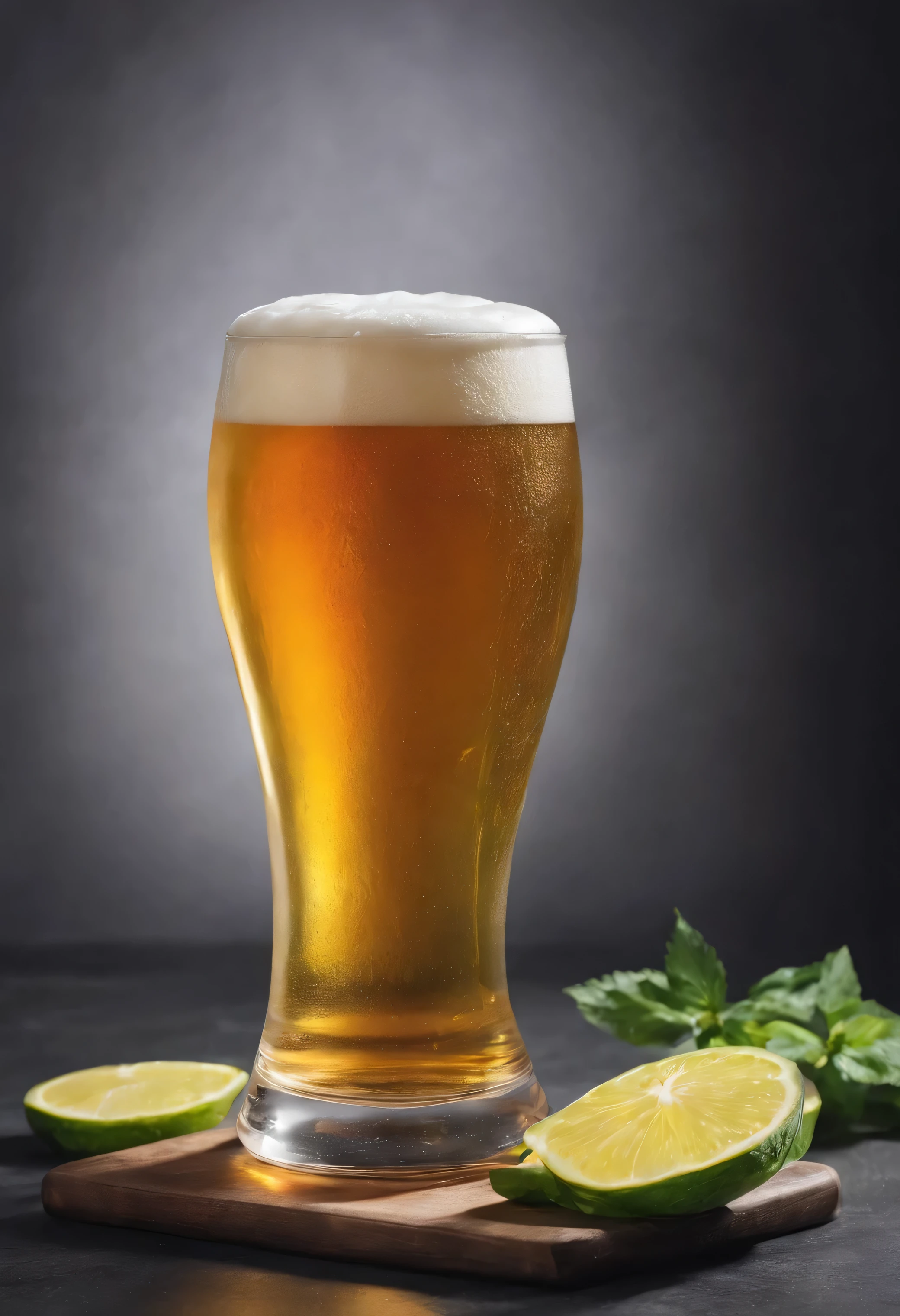 beer, glass, Kitchen background