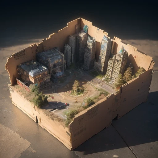 3598年Mars realistic model, (split ends, original photo, best quality, masterpiece:1.4),Steampunk Cyberpunk 6820 City,(CyberpunkMars light:1.3), Mars (related to land),(in a small nature box:1.3),Isometric, small nature, landscape on foundation,landscape,