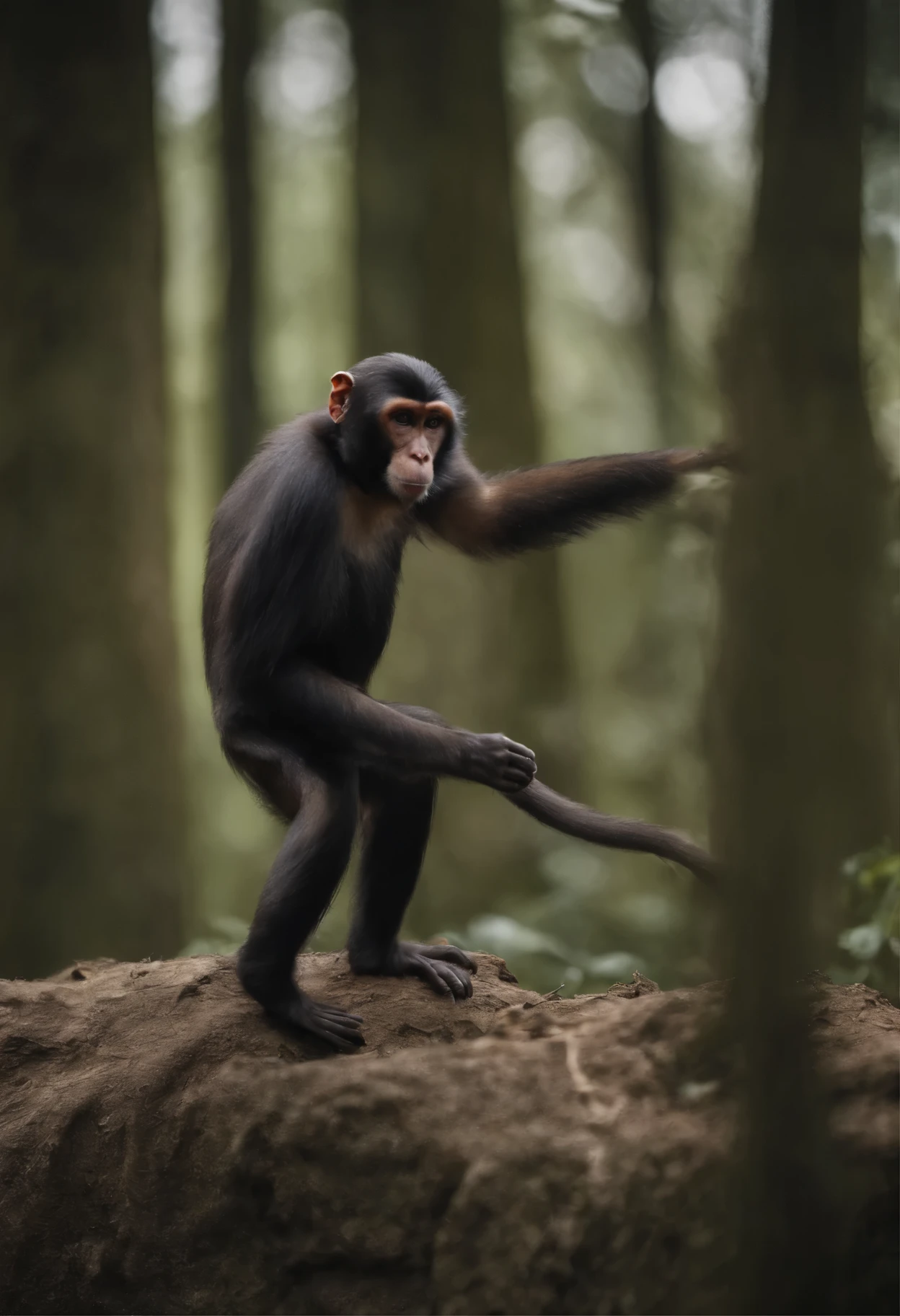 Humanity and kingdom monkey battle Through this afternoon due in late working with a friend of mine 