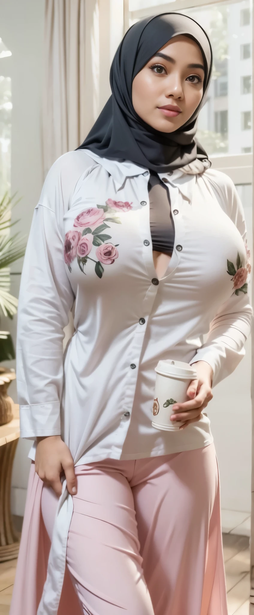 RAW, Best quality, high resolution, masterpiece: 1.3), beautiful Malay woman in hijab (iu:0.8),Best quality, high resolution, Masterpiece: 1.3, Beautiful hijabi malay girl, Masterpiece, Soft smile, Realistic, 1girl, charming eyes, glowing eyes, cut top, dress, parted lips, blush, night, sun, sun, big breasted girl, fashion outfit, sexy feminine,wear kebaya red long neck, sitting in Rainforest Jungle、Dense jungle,Mossy megalithic ruins、Humid rainforest, bright sunshine, hiking clothes, pullover, long pants, highres,4k,HDR,1girl, photorealistic, realistic,sweat skin, wet clothes, wet body, big breast, ((full body))soaked, dripping, smiling at viewer, closeup