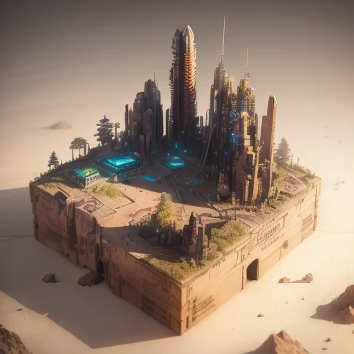 78598年Mars realistic model, (split ends, original photo, best quality, masterpiece:1.4),Steampunk Cyberpunk 6820 City,(CyberpunkMars light:1.3), Mars (related to land),(in a small nature box:1.3),Isometric, small nature, landscape on foundation,landscape,
