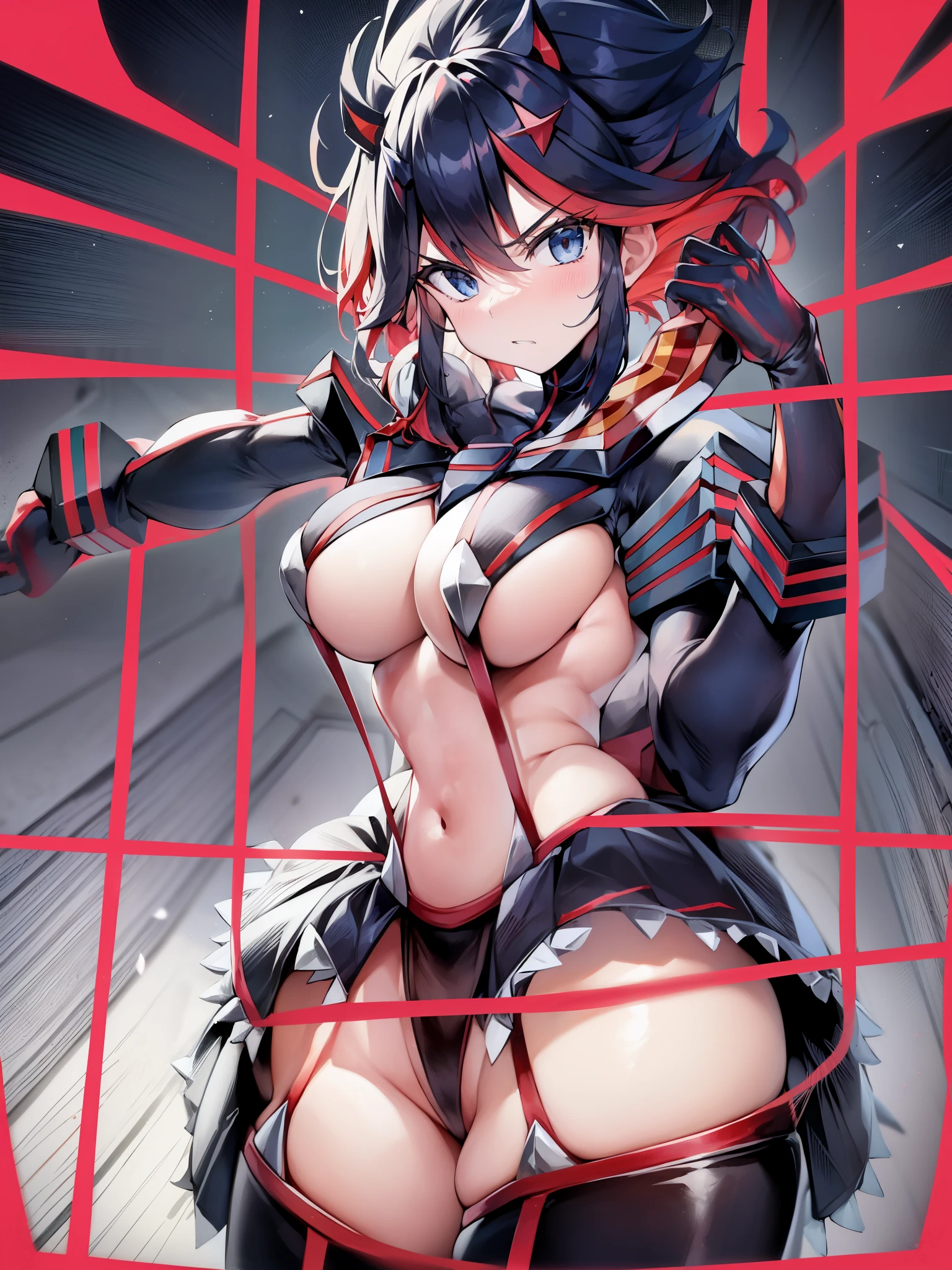 
Kill la Kill、Honnoji Gakuen、solo、1 person、big tits milf、big tits milf、Stalker、blood更衣、（（（slouch）））+++、（（（slouch）））+++、（（（slouch）））+++、A black sailor suit with a purpose、（（（open exposure）））+++、「nudist beach」、「Even if I die, I have to take it off.！！　Must be、Also『blood』I probably won&#39;t be able to wear it.！」、sukeban girl。Hair with red mesh bangs、ぶっきらぼうな性格But、The roots are kind and compassionate。huge red「Katachi scissors」、Bruised body、「blood」Wear it as a short sailor uniform.、Hanging the skirt with suspenders。「blood」But、With her increased exposure, she looks like a slut。blush。red glove「red hand armor」、「blood」Tools that can withstand the power of「Katachi scissors」only。Initially, I carried it on my back in a bag that looked like a square guitar case.、Since I was able to change the size of my scissors, I have kept them smaller in a holster that I carry on my waist.。love affair、He&#39;s a pretty nice buddy、According to Mako&#39;s perspective, her breasts are bigger than Satsuki&#39;s.。Also絵師や作画により変わる為、Not a noticeable feature、double teeth。monster of life war tissue、Wear striped underwear。