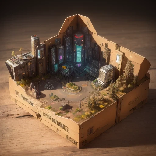 78598年Mars realistic model, (split ends, original photo, best quality, masterpiece:1.4),Steampunk Cyberpunk 6820 City,(CyberpunkMars light:1.3), Mars (related to land),(in a small nature box:1.3),Isometric, small nature, landscape on foundation,landscape,