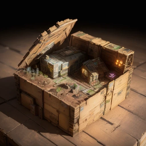 78598年Mars realistic model, (split ends, original photo, best quality, masterpiece:1.4),Steampunk Cyberpunk 6820 City,(CyberpunkMars light:1.3), Mars (related to land),(in a small nature box:1.3),Isometric, small nature, landscape on foundation,landscape,