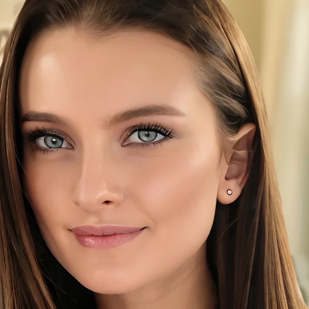 Studio photoshoot, beautiful model, full body image, Kat, neutral tones, sexy, dainty features, revealing, seductive eyes, full lips, tiny breasts, (see-through bra), exposed nipples, brown highlighted hair, masterpiece, 8K definition, super detailed, arousing, bokeh, front lighting