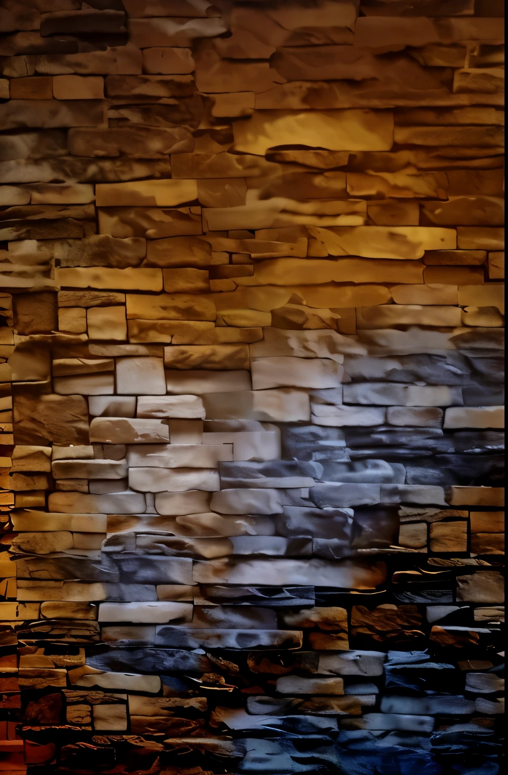 Stone brick walls，harry potter style