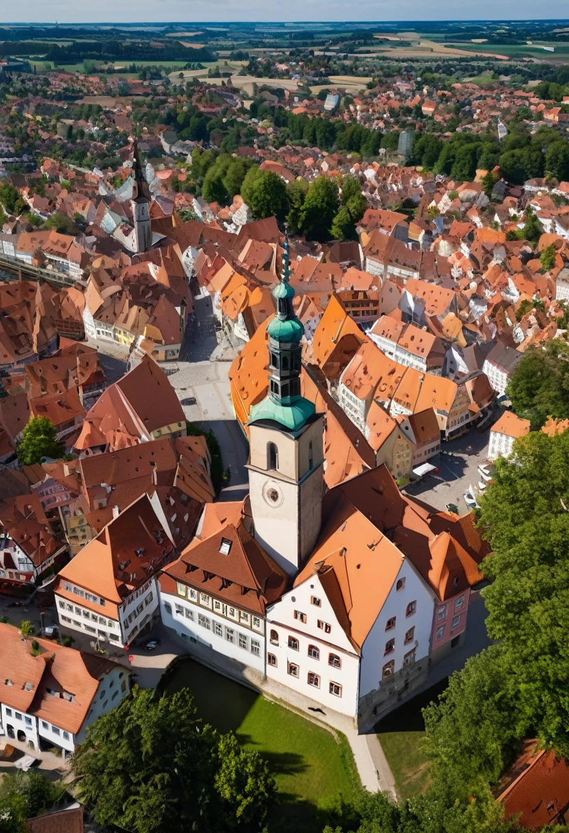 Nördlingen, Germany | Aerial View