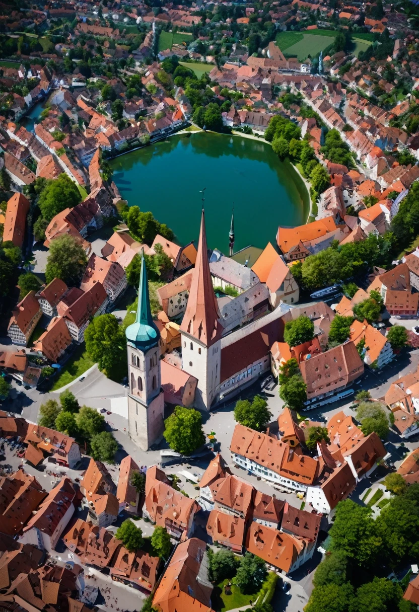 Nördlingen, Germany | Aerial View