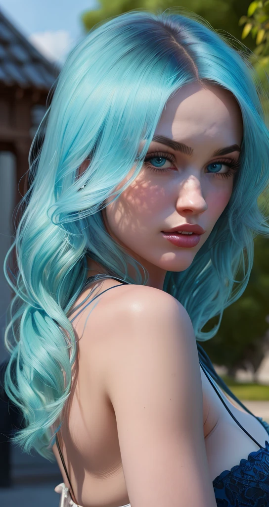 zoom out,woman, solo, stripper, light blue hair, dark blue eyes, detailed face, 
([Julianne Hough|Megan Fox|Christina Hendricks]:0.8), (puffy lips :0.9),
masterpiece, professional, high quality, beautiful, amazing, gothic, Getty Images, miko, giant,
photoshoot, 4k, realistic, detailed background, abhorrent, real life, by Walter Beach Humphrey, by Pierre Bonnard,