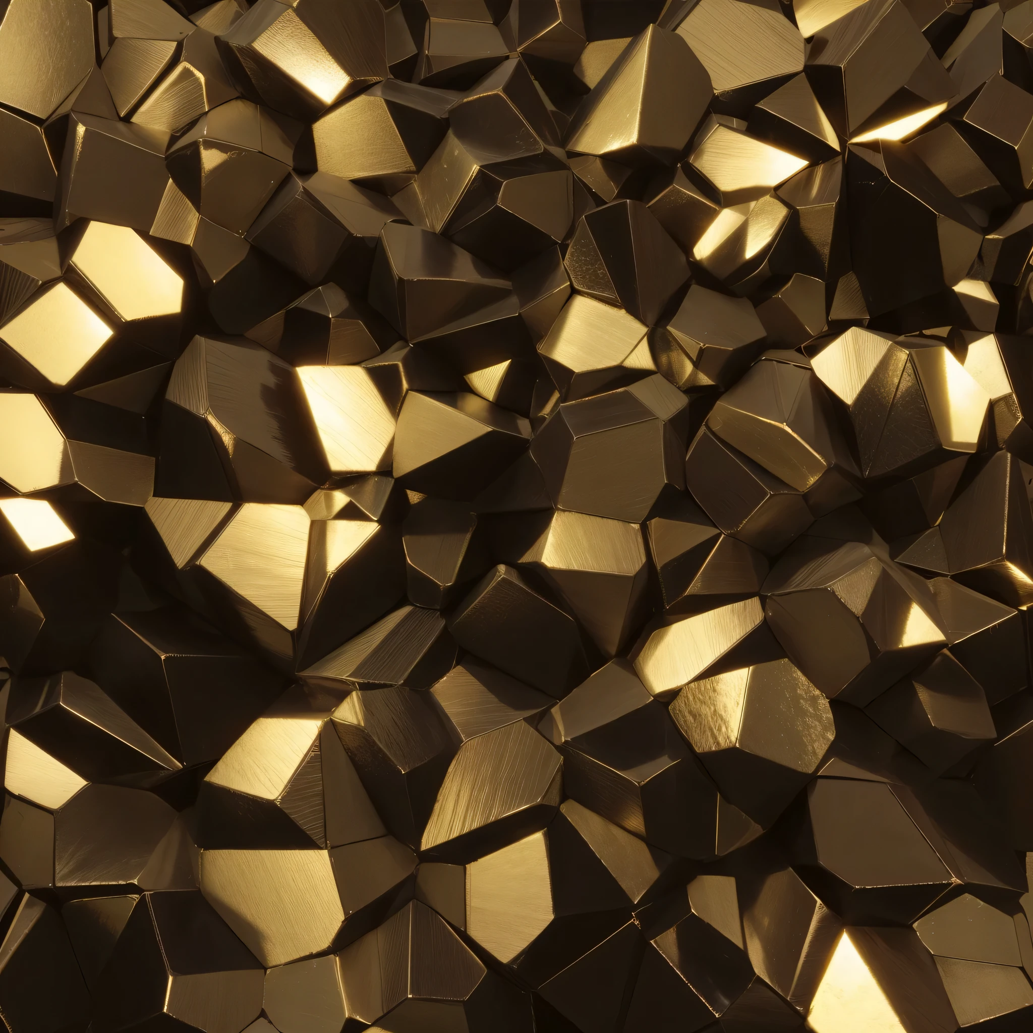 Close-up of a bunch of shiny cubes in a room, Kanekoen shapes, Kaneko metal, Kaneko, metallic polished surfaces, shiny Kaneko, Kanekoen smooth material, metal surface, Kaneko background, 3D cermet, scattered Kanekoen flakes, Kanekoen cracks, Kaneko plated, Kaneko sparks, Kanekoen edges and fractals, shiny Kanekoen, Kanekoen organic structures, Metallic feeling