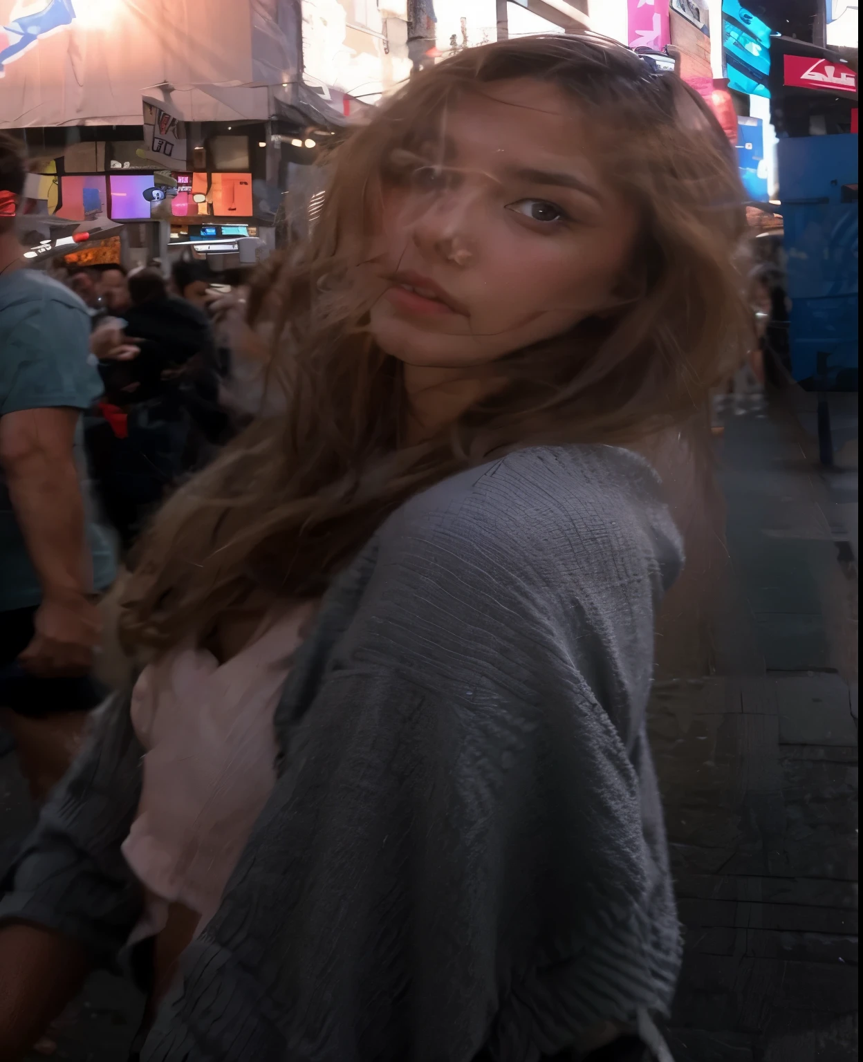 Ariana grande walking naked in Times Square