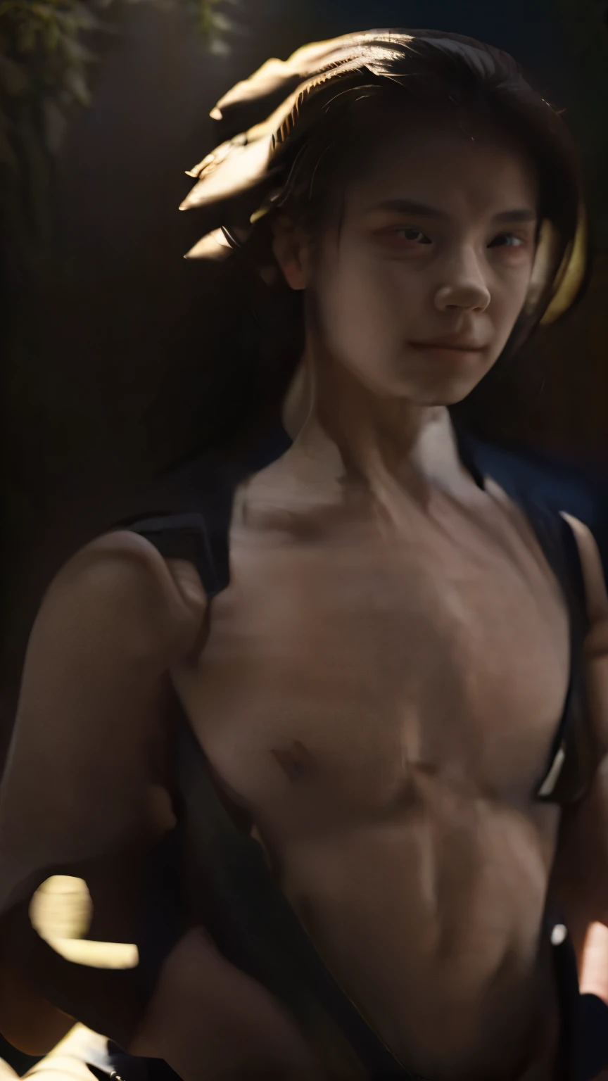 A young man who grew up in a devoutly religious family, has determination, is passionate about defending the truth, has skills in martial arts and war strategy, and becomes a popular people's hero.