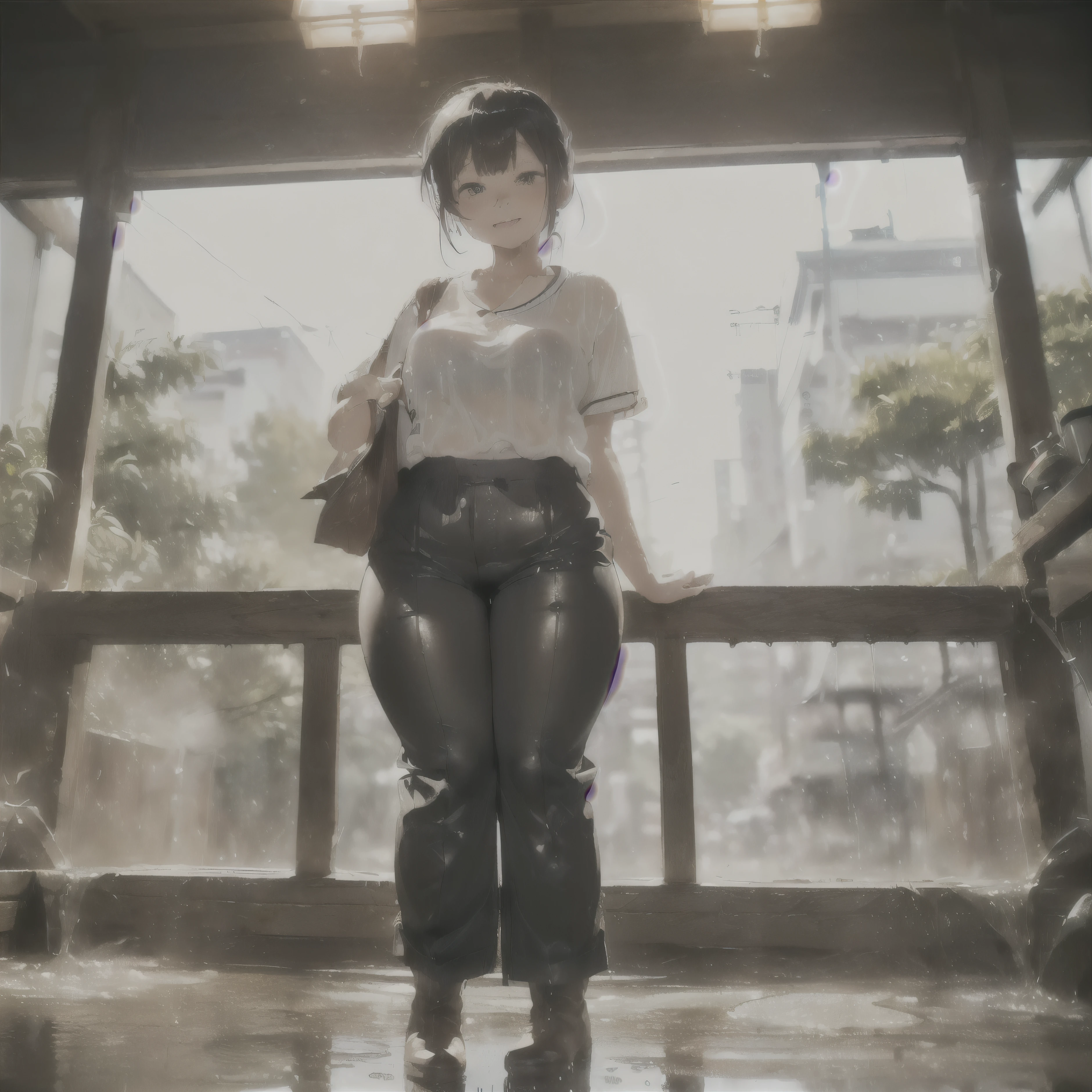 (You need to follow these prompts to run:2),(Follow these prompts to generate:2),masterpiece,highest quality,very detailed,alone,(one girl:1.3),(japanese girl:1.6),(high school girl:1.6),(too young body:1.7),(adorable expression:1.7),(modern Tokyo:1.8),(in casual clothes:1.4),(slightly plump body:1.3),(slightly smaller height:1.2),(slightly thick legs:1.4),(slightly shorter legs:1.2),(plump hips:1.4),(wearing chino pants:1.5),(fully clothed:1.6),(Girlish face:1.6),(Not allowed to change clothes for a month:1.6),(Old discolored semen stains on her clothes:1.5),(Love juice keeps leaking from the chinos due to uncontrollable sexual desire:1.5),(It looks like the crotch and inner thighs of her chino pants are dripping with love juice.:1.5),(She keeps masturbating the surface of her panties under her chinos:1.6),(Chino pants completely cover and hide the hot and pleasurable vagina:1.5),(she smells dirty:1.6),(She always puts her hand on her crotch over her chinos:1.4),(She reached an orgasm like an electric shock because she masturbated under her chinos:1.5),(My chinos have dark stains from my love juices.:1.7),(The crotch of my chino pants is soaked with love juice and is extremely damp.:1.8),(It seems like my crotch and inner thighs are sticky with old love juices.:1.5),(dirty boots on her feet:1.6),(her boots are sticky with old urine:1.6),(One product contains one image:1.8),(Contains lovely but lewd magma:1.5),(glamorous body:1.6),(Her chinos are bringing incredible sexual ecstasy:1.8),(As if a huge electric shock had gone through her whole body.、I have just reached an incredible sexual climax.:1.8),(Reached far beyond sexual climax with endless spasms:1.6),(faint and faint:1.6),(her usual day々:1.7),(Healthy Photos:1.9),(masturbate with mucus:1.6),(solo photo:1.9),(The pleasure of a sticky body:1.8),(fainting or convulsions:1.8),(Sticky pants but not nude:1.8),(nymphomaniac:1.5),(wearing dirty clothes:1.6),(wearing sticky clothing:1.7)