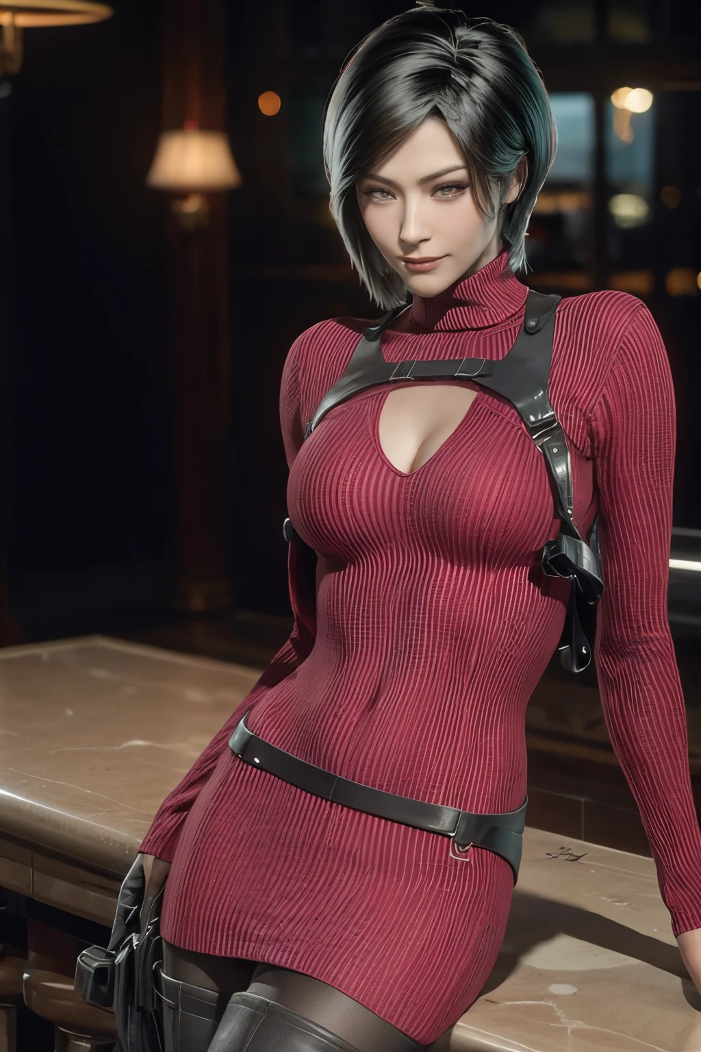 ada wong , sexy clothes , adrian's face , photoshoot
