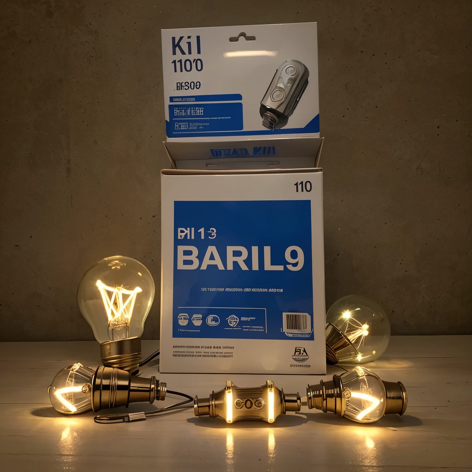 Kit 10 9w bulbs only 34,99 reais!!