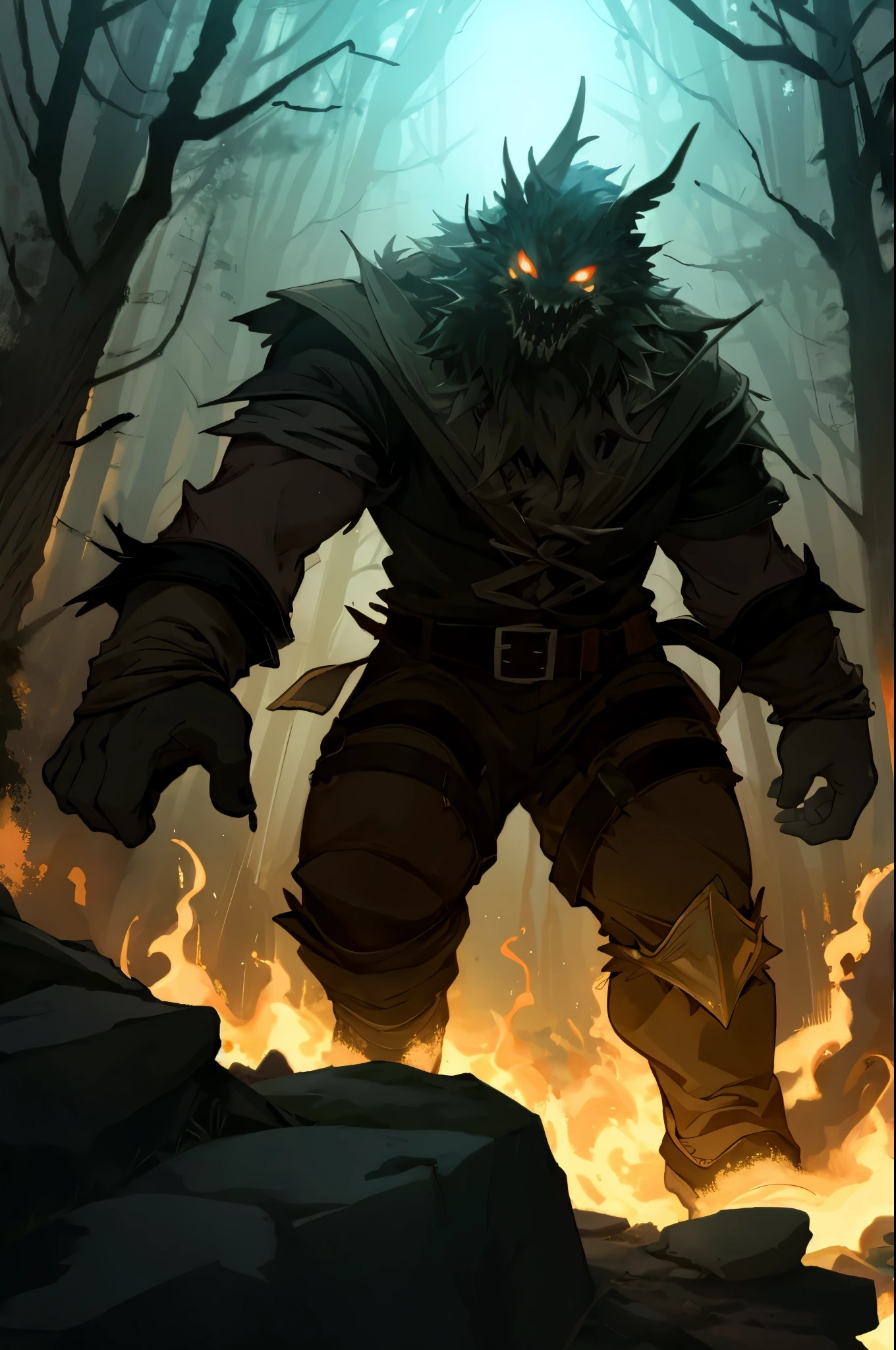 cover page, highres, paid reward available, unparalleled masterpiece, terrifying tale, Hansel and Gretel perfect anatomy, good lighting, volumetric lighting, cinematic shadow,