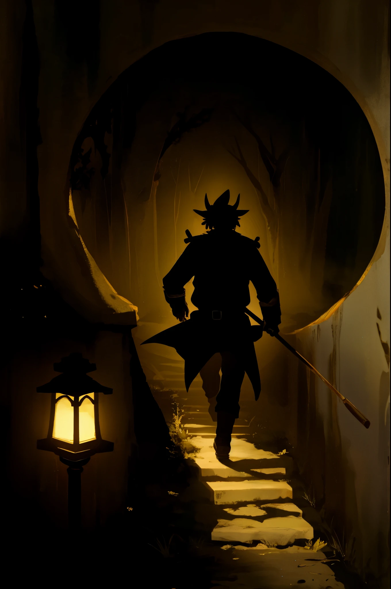 cover page, highres, paid reward available, unparalleled masterpiece, terrifying tale, Hansel and Gretel perfect anatomy, good lighting, volumetric lighting, cinematic shadow,