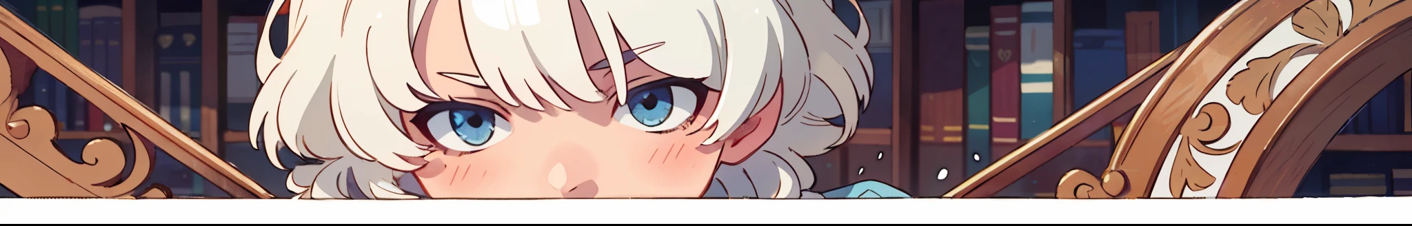 youtube banner, mozart , 1man, mozart vtuber, in a close view, front, pngtuber, older, white hair, old hair, powdered wig