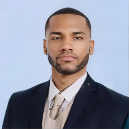Male face caucasian, change to African American