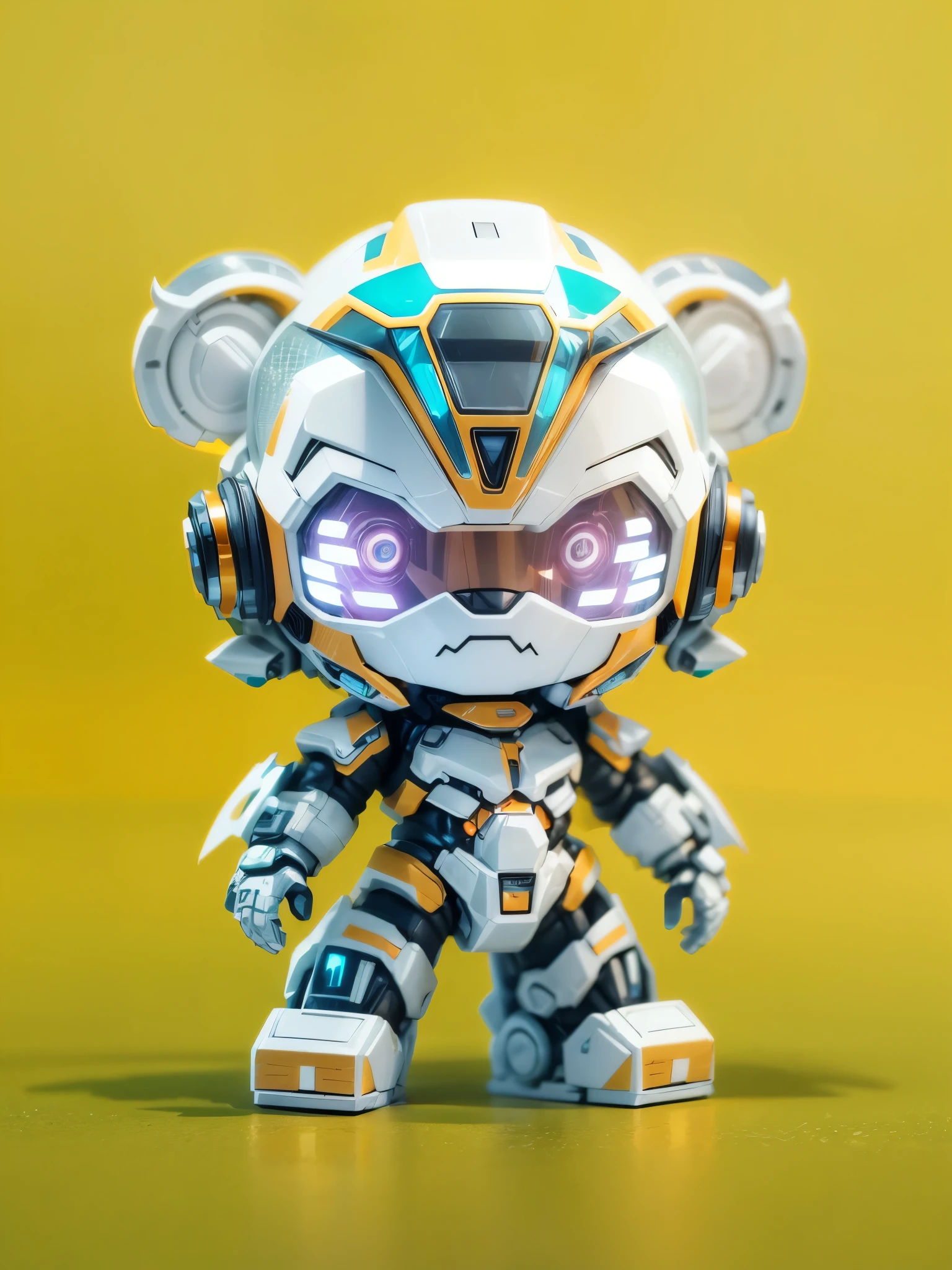 (Blind box toy style:1.2), (full-body shot) , 1 transparent cute tiger, Transparent mecha, Exquisite helmet:1.2, Luminous goggles:1.2, cyberpunk, dreamy light, glowing neon light, Clean, White background, ( global illumination, Ray tracing, high dynamic range, Unreal rendering,Reasonable design, high detail, masterpiece, best quality, ultra high definition, movie lighting),