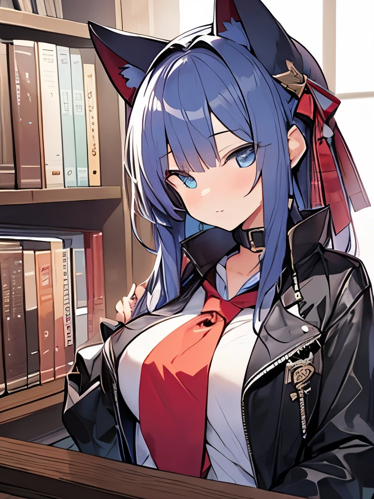 red and blue hair